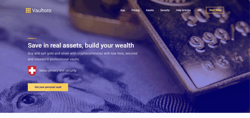 “How to Convert Crypto into Gold Instantly in 2025” 6 Vaultoro