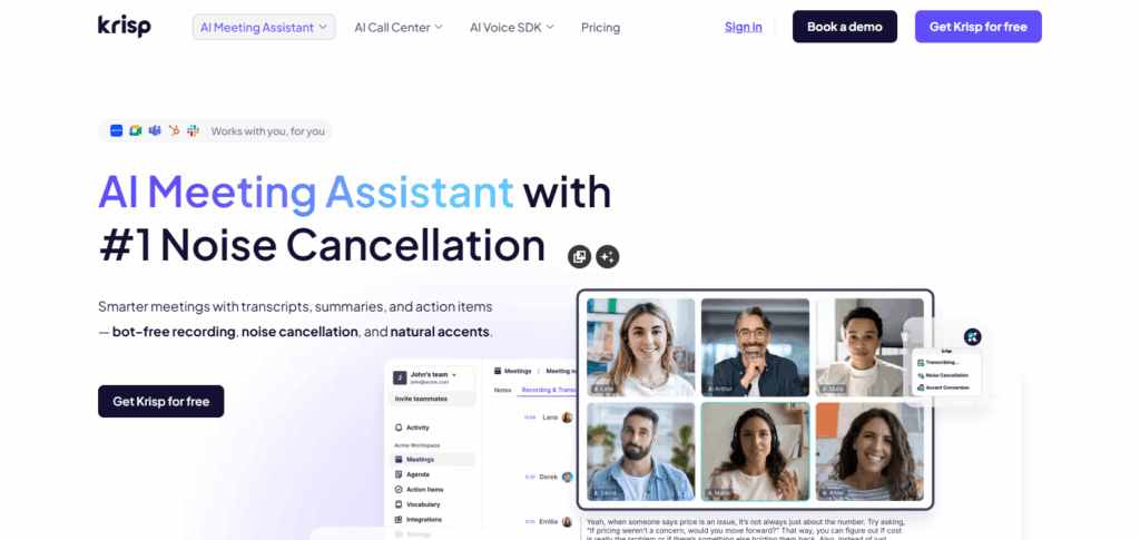 10 Best in Technology for Remote Work: Must-Have Tools in 2025 9 Krisp AI