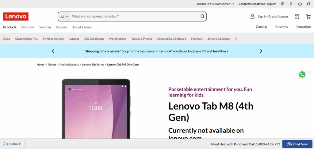 Lenovo Tab M8
