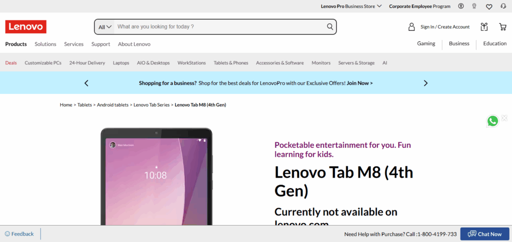 Lenovo Tab M8