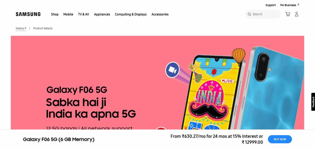 Samsung Galaxy F06 5G