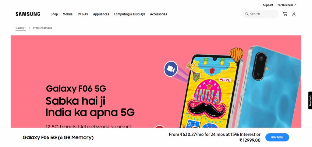 Samsung Galaxy F06 5G