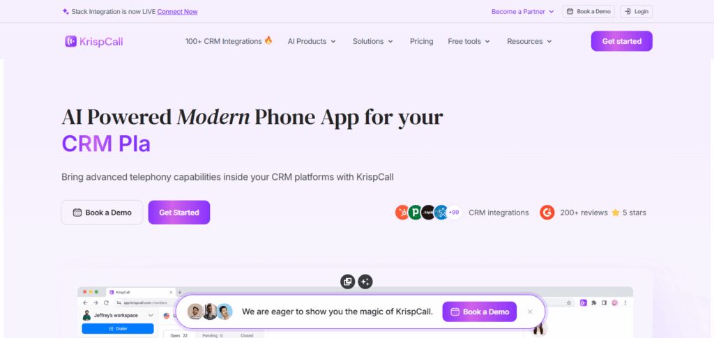 10 Best in Technology for Small Businesses: Automation Tools That Work 6 KrispCall