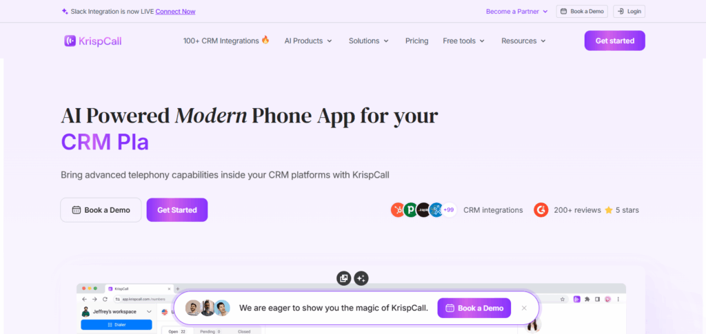10 Best in Technology for Small Businesses: Automation Tools That Work 6 KrispCall