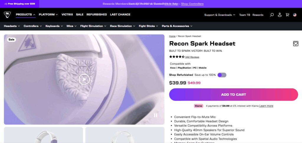 Turtle Beach Recon Spark