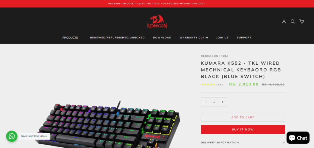 7 Best Budget Gaming Accessories That Feel Premium 4 Redragon K552-RGB Keyboard