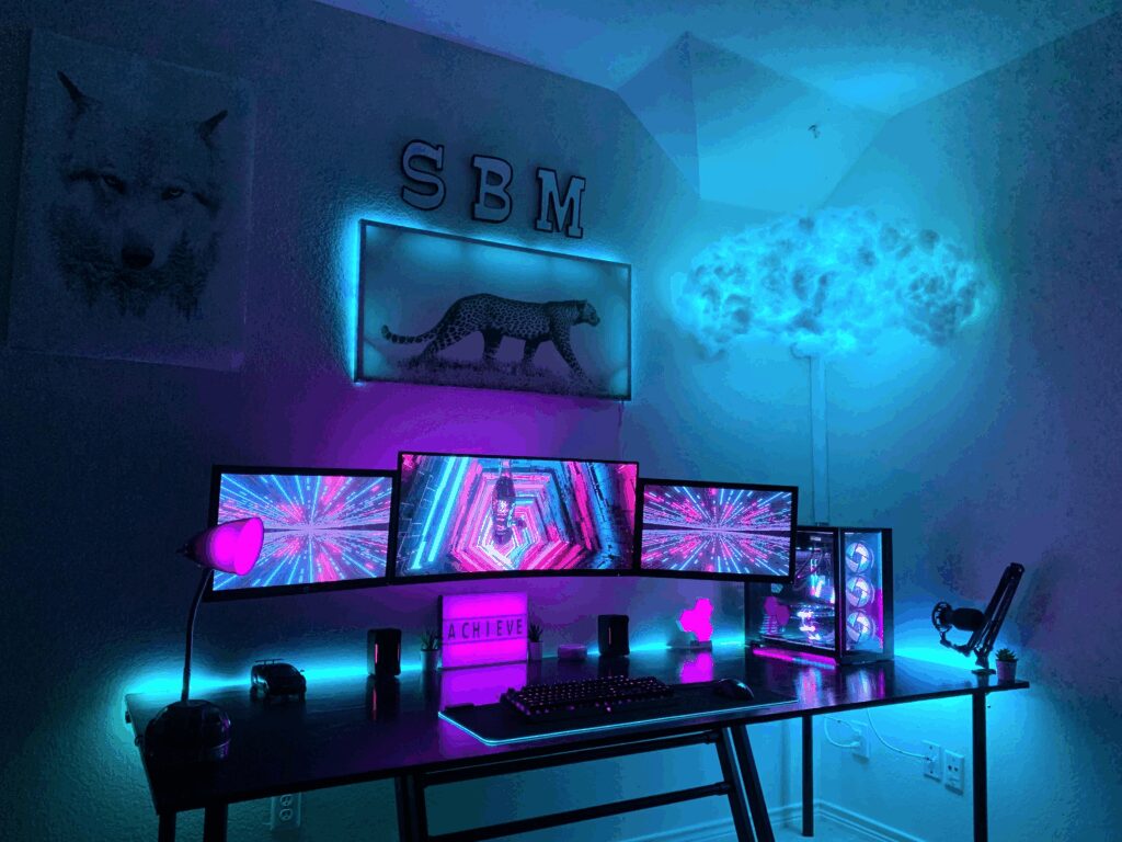 9 Best Gaming Setups for Small Rooms in 2026 9 Platform Floor RGB Setup
