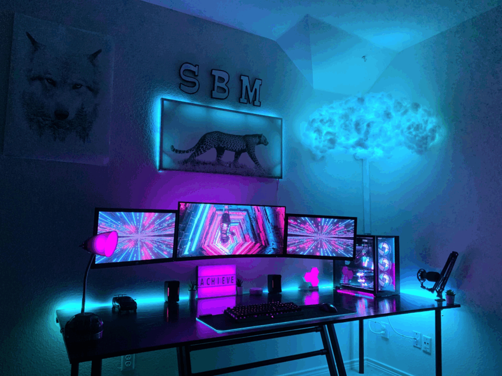 9 Best Gaming Setups for Small Rooms in 2025 9 Platform Floor RGB Setup