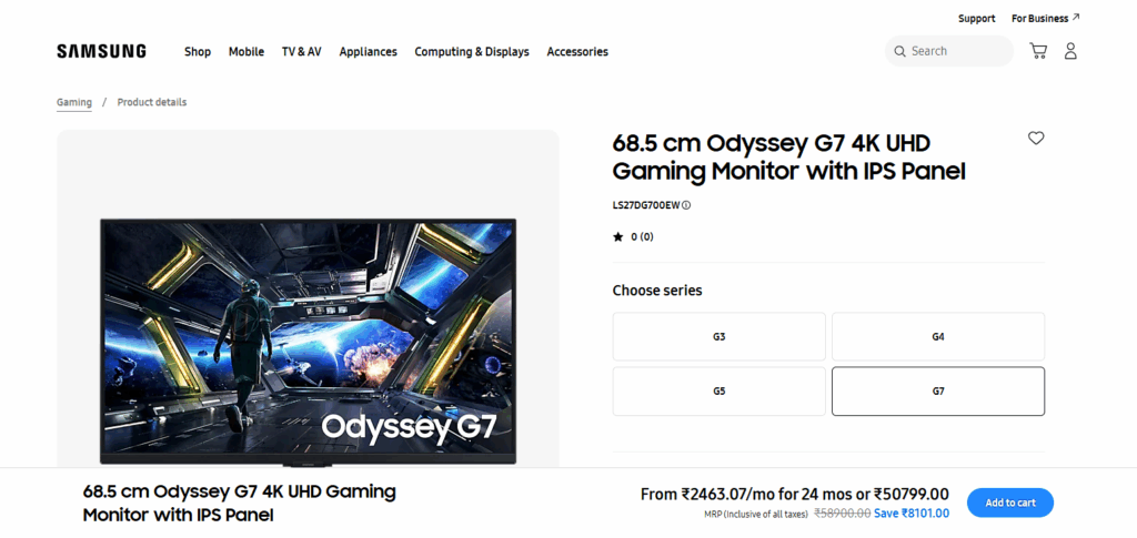 10 Best Gaming Monitors with Eye Comfort Mode 5 Samsung Odyssey G7