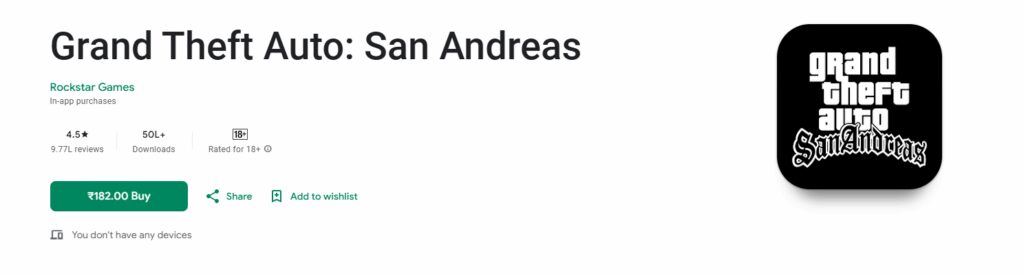 Grand Theft Auto: San Andreas
