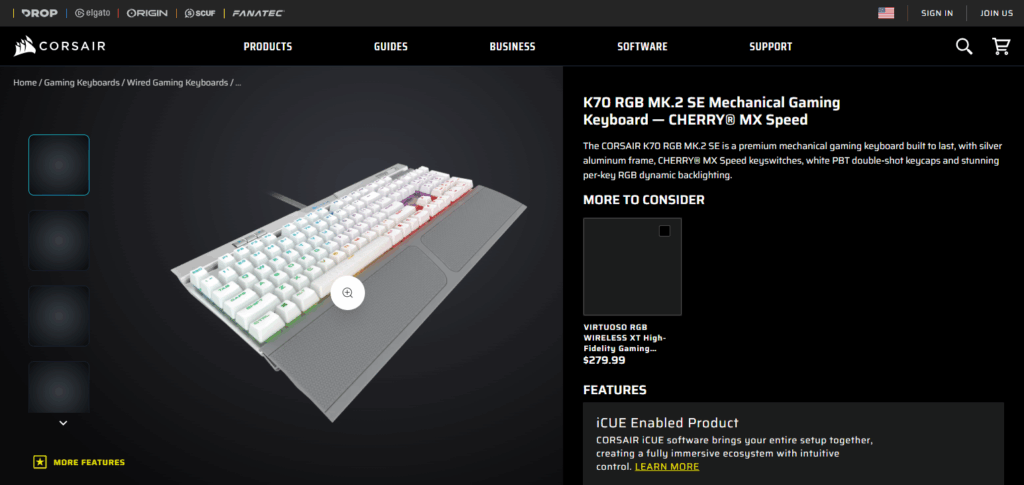 Corsair K70 MK.2 SE