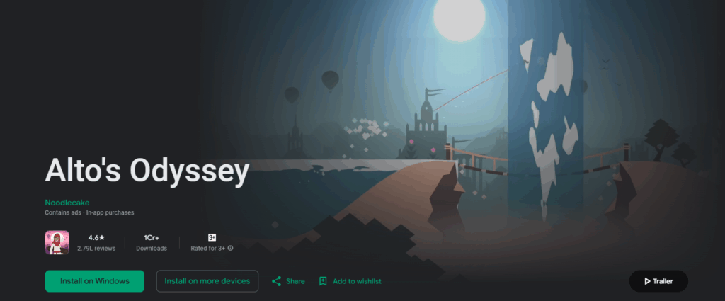 10 Best Offline Games to Play on a Plane 3 Alto’s Odyssey