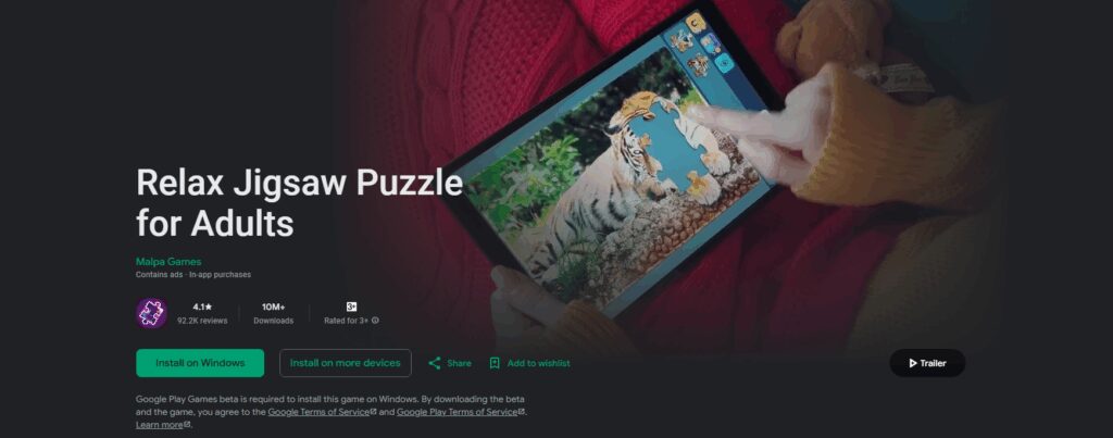 Relaxing Puzzler
