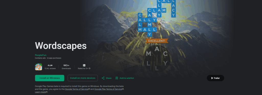 10 Best Puzzle Games That Calm Your Brain Instead of Stressing It 9 Wordscapes
