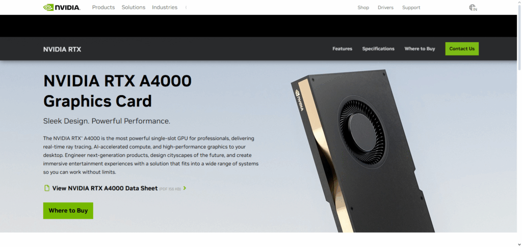 10 Best Gpu For Crypto Mining in 2025 5 NVIDIA GeForce RTX A4000