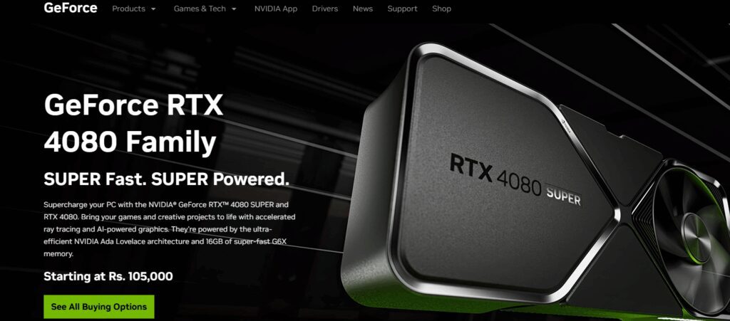 NVIDIA GeForce RTX 4080 SUPER