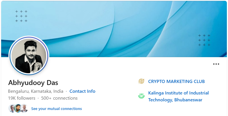 10 Best Crypto Gurus in India to Follow in 2025 3 Abhyudoy Das-Country Lead and Senior Communications Officer at Bybit