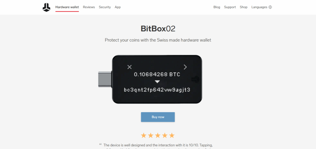 9 Best Crypto Hardware Wallet Uk 9 BitBox02 – Best Crypto Hardware Wallet in the UK