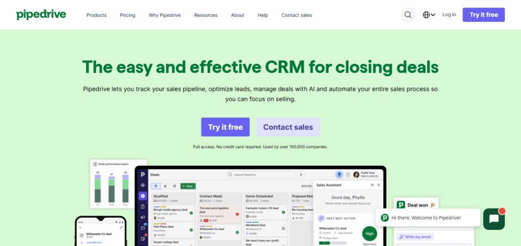 Pipedrive CRM