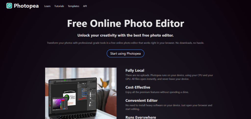 10 Best Free Alternatives To Photoshop 2 Photopea