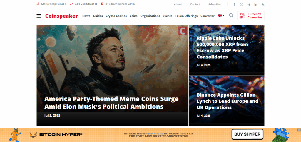 10 Best Fawanews Alternatives for News & Updates 5 Coinspeaker.com
