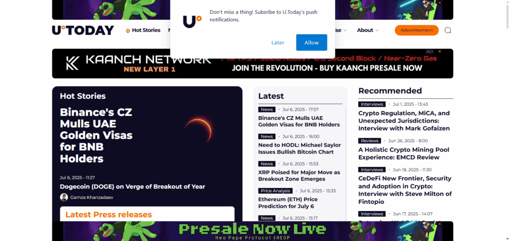 10 Best Fawanews Alternatives for News & Updates 9 8. U.Today