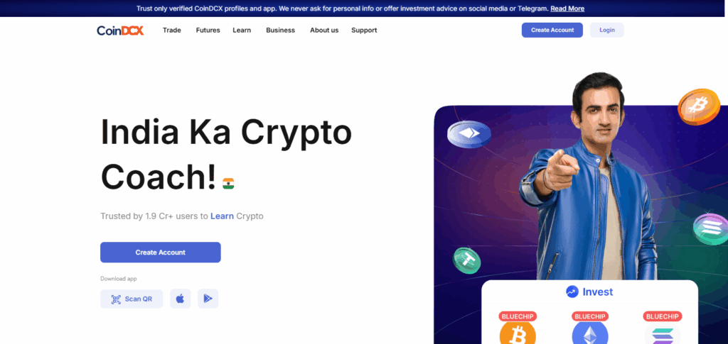 How to Exchange Crypto in India: Step-by-Step Guide 4 CoinDCX account registration