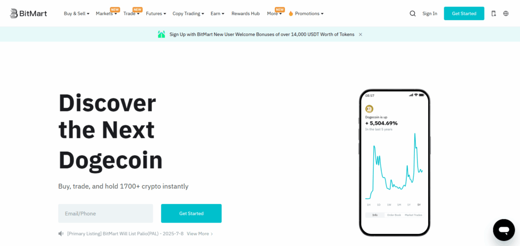 10 Best AscendEX Alternatives and Competitors 4 BitMart