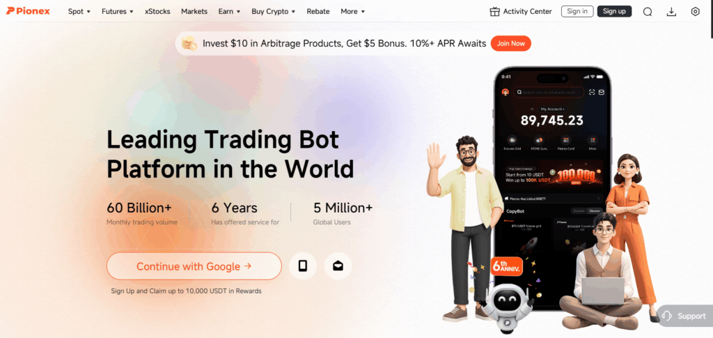 10 Best HashKey Global Alternatives and Competitors 3 Pionex