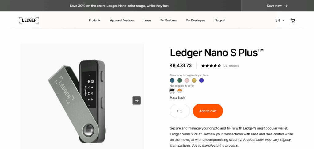 Ledger Nano S Plus