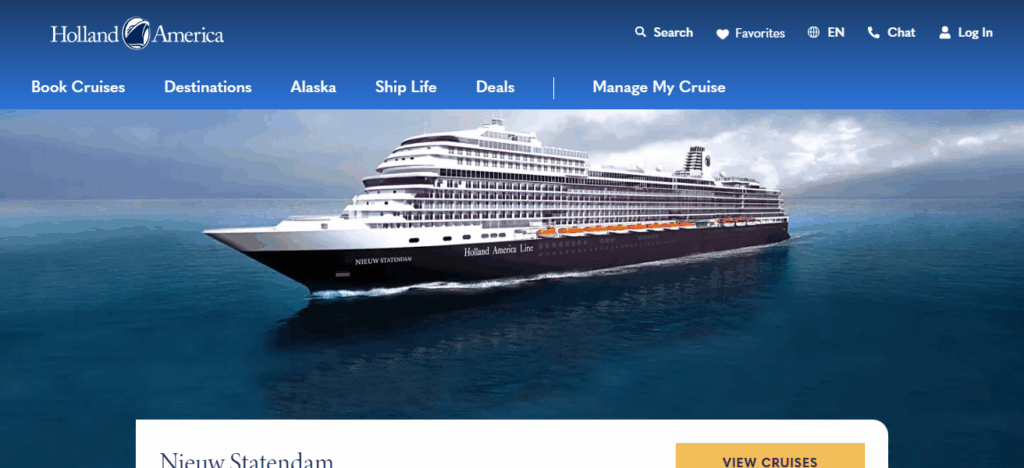 10 Best Casino Cruise Ships 8 Holland America – Nieuw Statendam