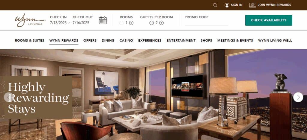Wynn Rewards Credit Card
