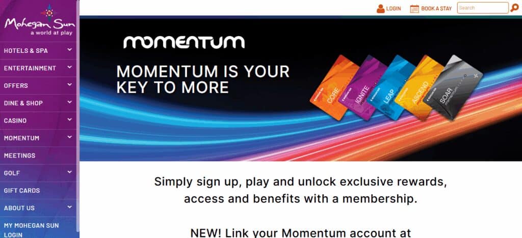 Mohegan Sun Momentum Visa®
