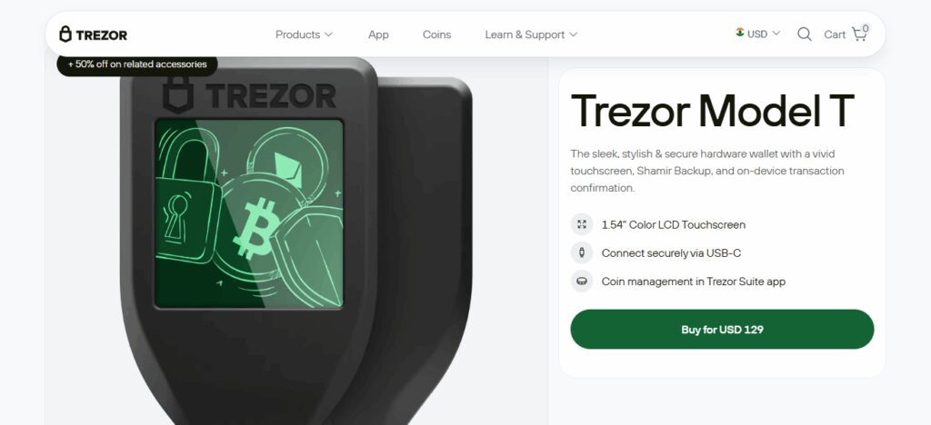 Trezor Model T