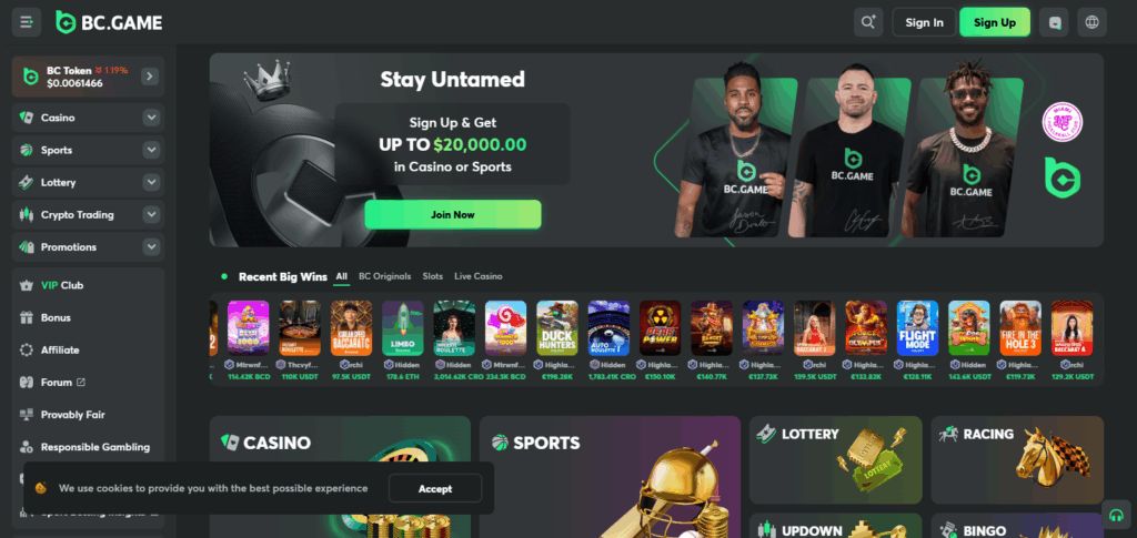10 Best Bitcoin Cashback Casinos & Gambling Sites 2 BC.Game