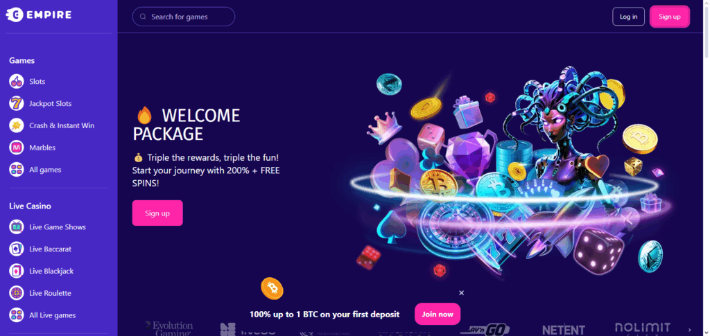 10 Best Bitcoin Cashback Casinos & Gambling Sites 3 Empire.io