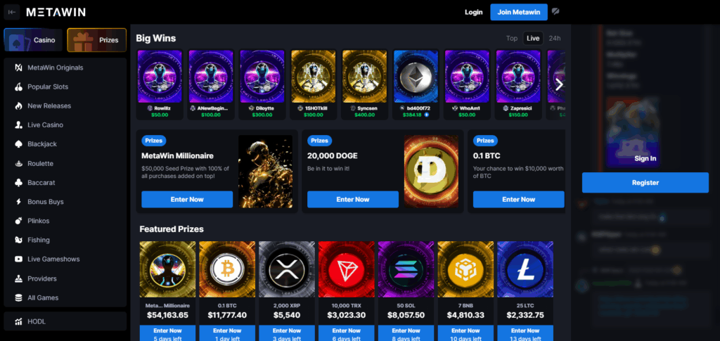 10 Best Bitcoin Cashback Casinos & Gambling Sites 5 MetaWin