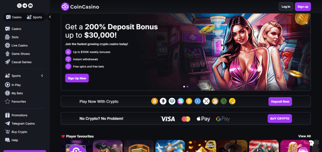 10 Best Hedera (HBAR) Casinos & Gambling Sites 7 CoinCasino