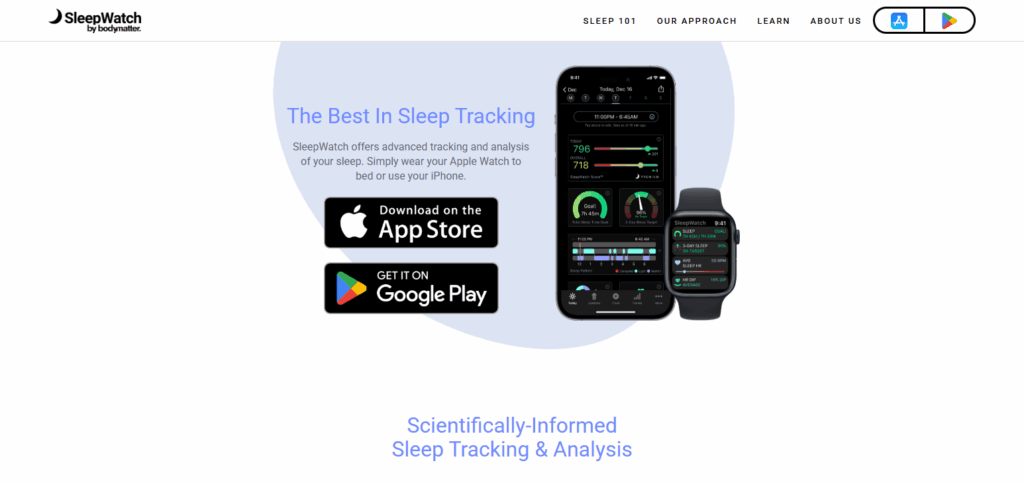 10 Best Apps for Apple Watch Sleep Tracking 3 SleepWatch
