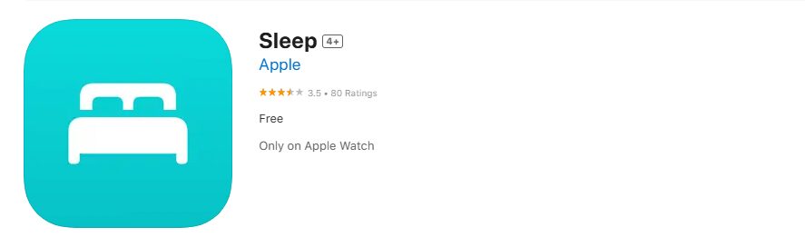 Sleep (Apple’s Built-in App)