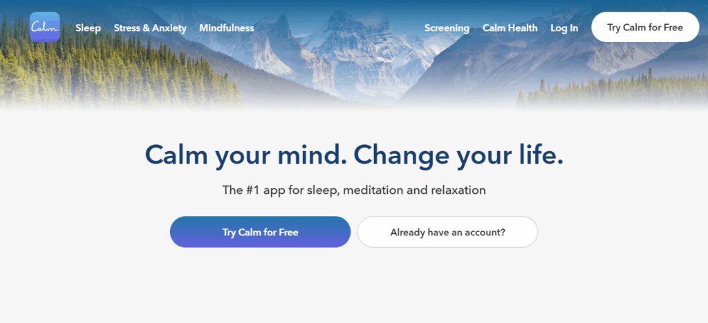 9 Best Apps To Start Mindfulness Therapy 3 Calm