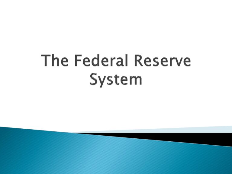 When Was the Federal Reserve System Created?