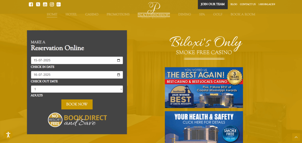 10 Best Casino In Biloxi: Read Our Full Review 10 Palace Casino Resort
