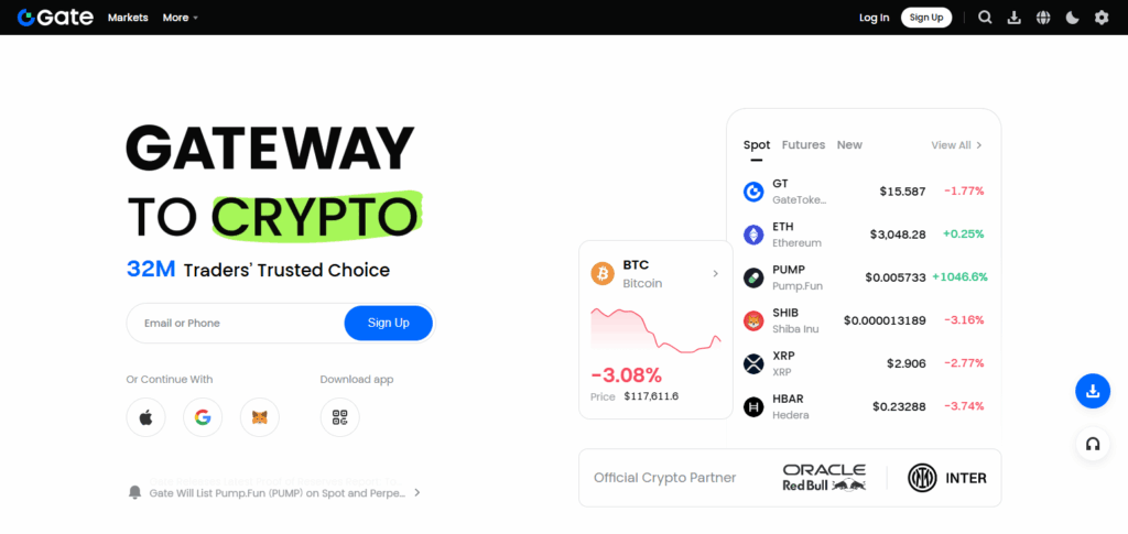 10 Best Kucoin Alternative in South Africa 7 Gate.io