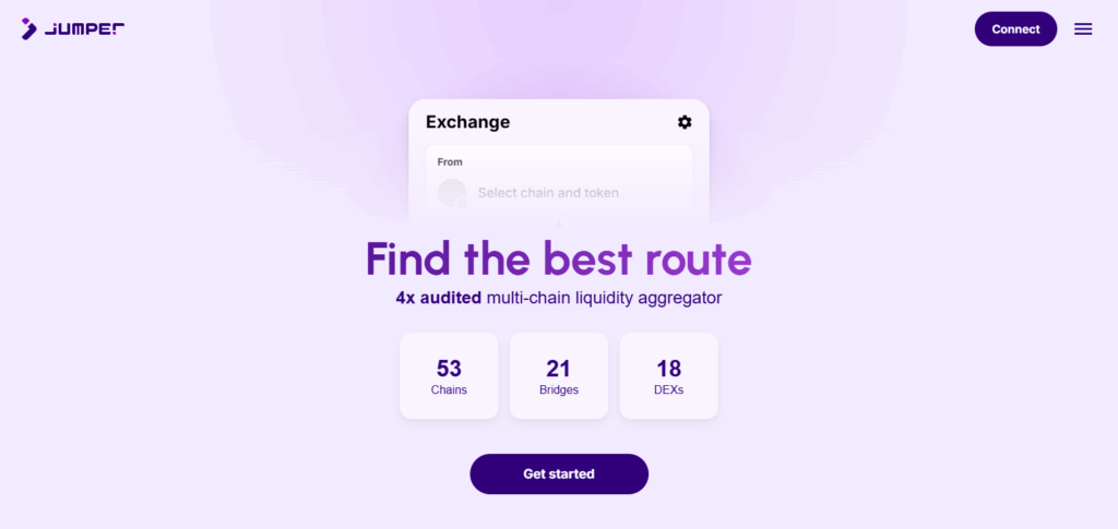 10 Best Bridging Aggregators for Quick Swaps in 2025 3 Jumper Exchange (Li.Fi)