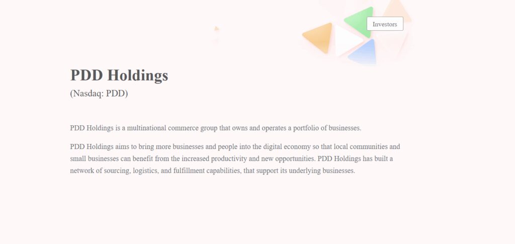 PDD Holdings (PDD)