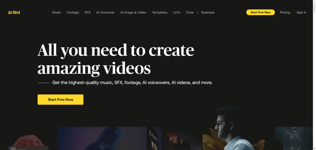 9 Best Royalty-Free Music Sites for Social Media in 2025 2 Artlist