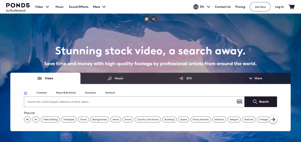 9 Best Royalty-Free Music Sites for Social Media in 2025 8 Pond5