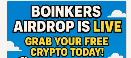 Boinkers Airdrop is Live – Grab Your Free Crypto Today!
