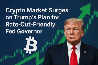 Crypto Market Surges on Trump’s Plan for Rate-Cut-Friendly Fed Governor